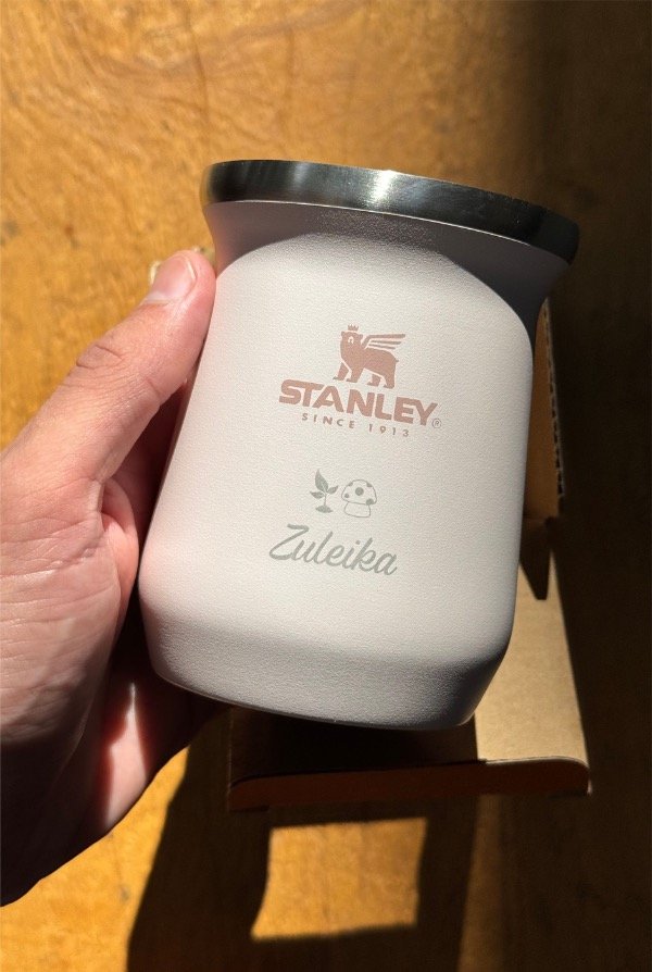 MATE STANLEY ROSA + BOMBILLA DE REGALO