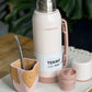 SET VACA RANCHERO 4.0 ROSE QUARTZ + TERMO MATEANDO 1 L + BOMBILLA