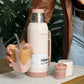 SET VACA RANCHERO 4.0 ROSE QUARTZ + TERMO MATEANDO 1 L + BOMBILLA