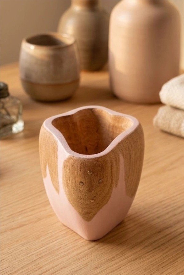 MATE VACA RANCHERO 4.0 ROSE QUARTZ + BOMBILLA PICO LORO