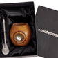 MATE ALGARROBO SOL DE MAYO ARGENTINO + BOMBILLA + CAJA DE REGALO