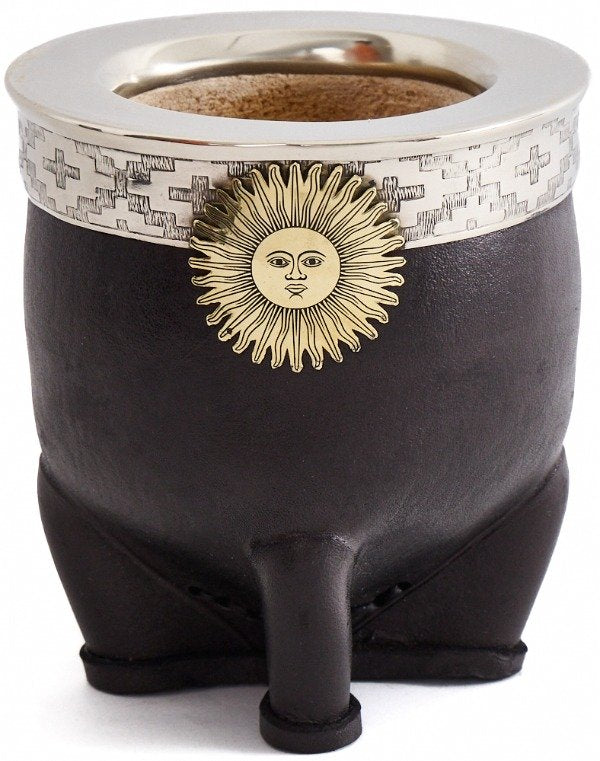 MATE IMPERIAL SOL DE MAYO PREMIUM + BOMBILLA PICO DE LORO