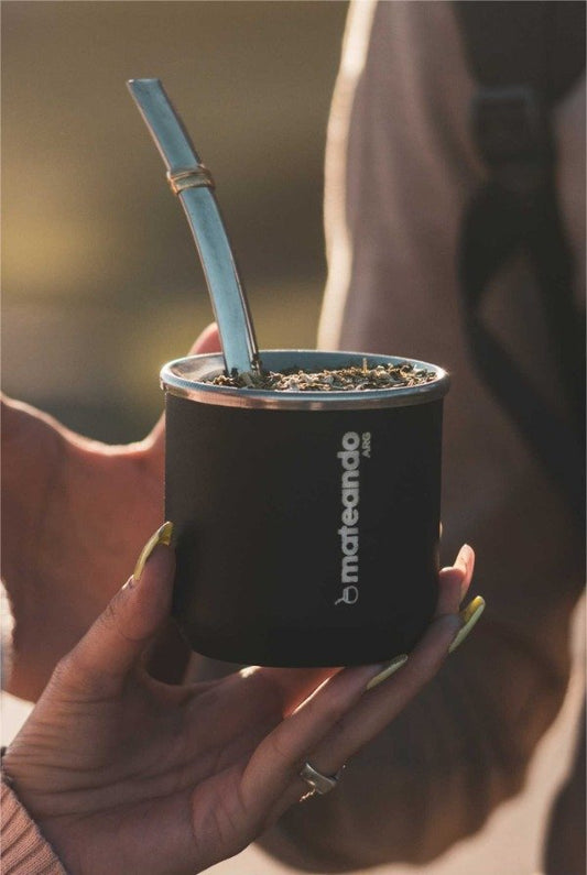MATE ACERO TÉRMICO + BOMBILLA DE REGALO