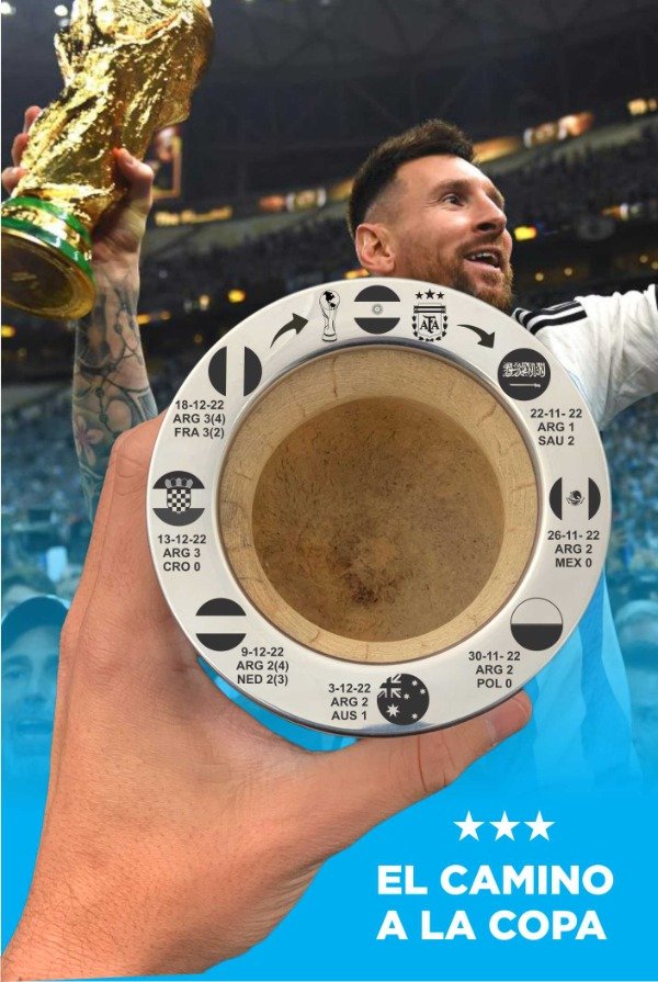 MATE CAMIONERO PREMIUM - CAMINO A LA COPA DEL MUNDO